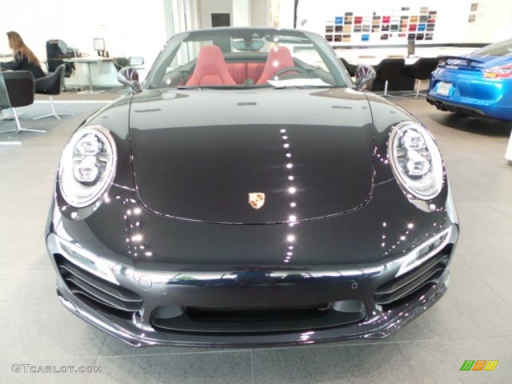 Jet Black Metallic 2015 Porsche 911 Turbo S Cabriolet Exterior Photo #105198197