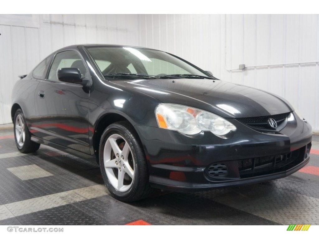 2004 RSX Type S Sports Coupe - Nighthawk Black Pearl / Ebony photo #5