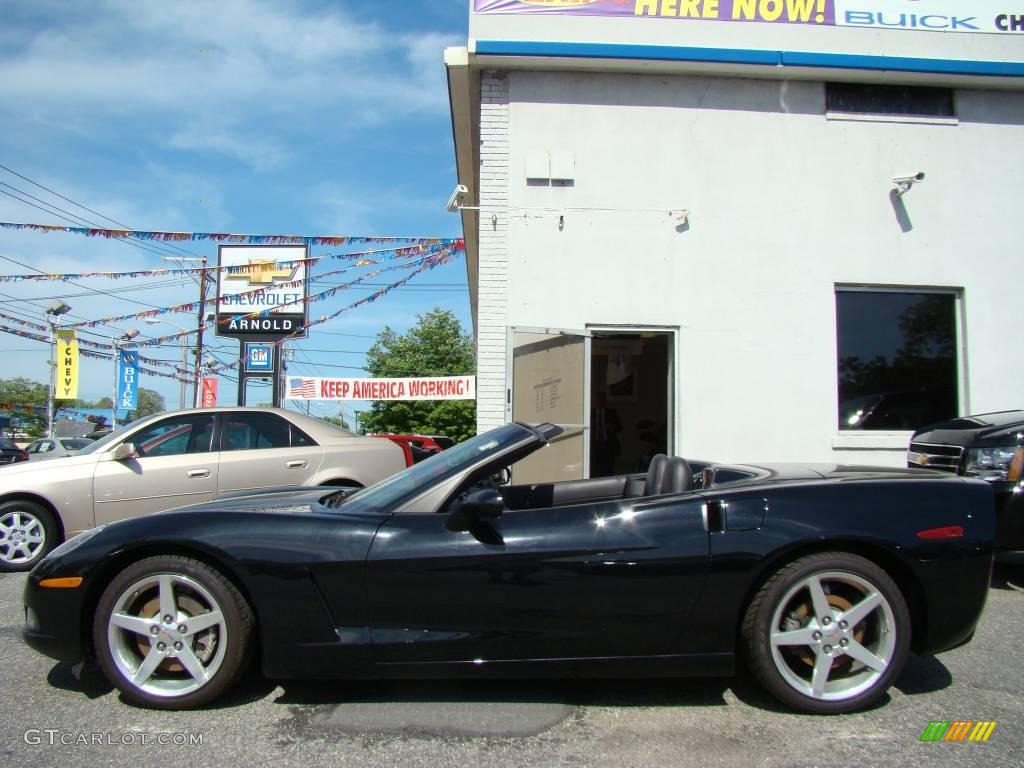 2005 Corvette Convertible - Black / Ebony photo #3