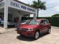 Wild Cherry Metallic 2012 Volkswagen Tiguan SE