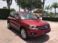 2012 Wild Cherry Metallic Volkswagen Tiguan SE  photo #7