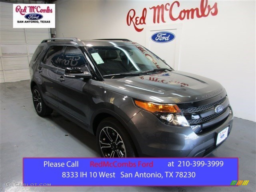 2015 Explorer Sport 4WD - Magnetic / Sport Charcoal Black photo #1