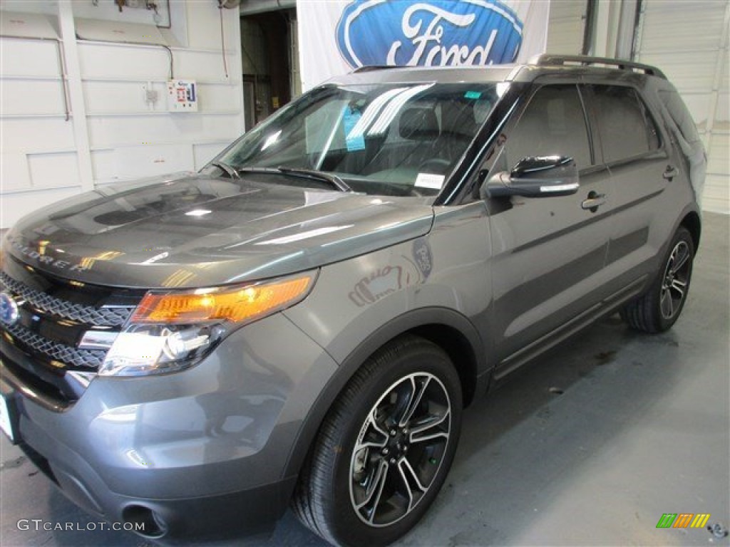 2015 Explorer Sport 4WD - Magnetic / Sport Charcoal Black photo #3