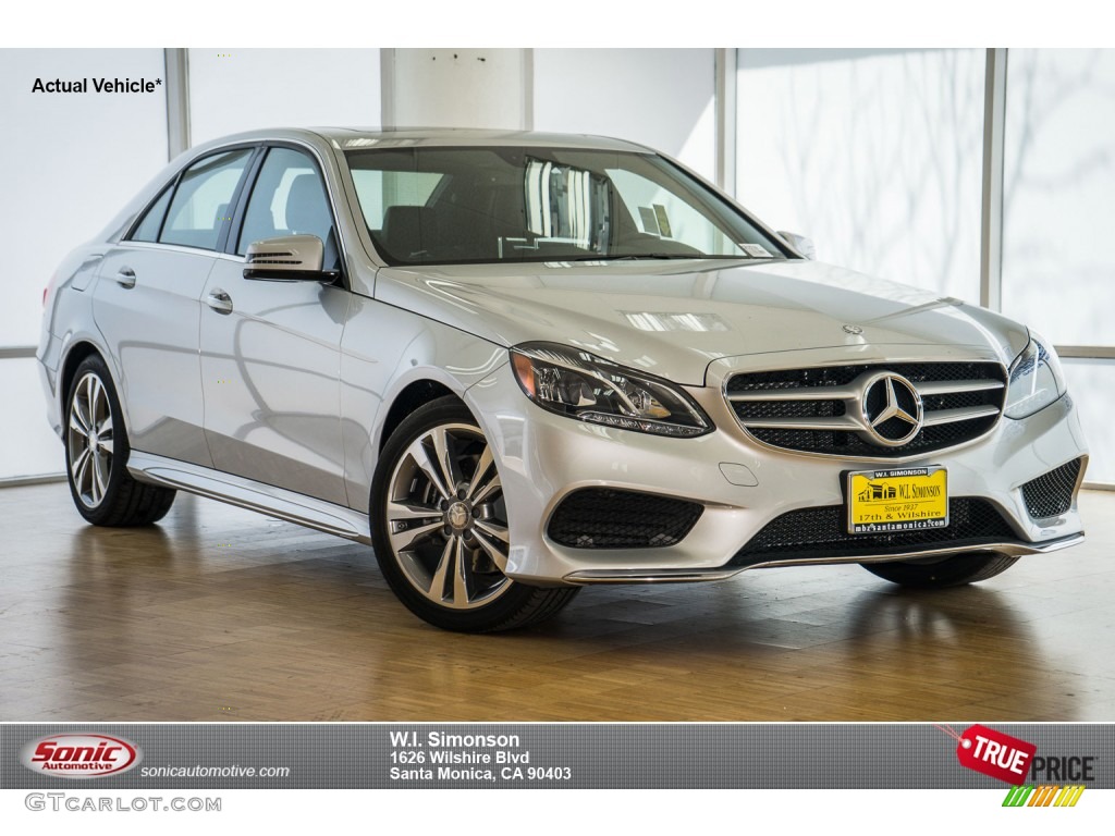 2016 E 350 Sedan - Iridium Silver Metallic / Black photo #1