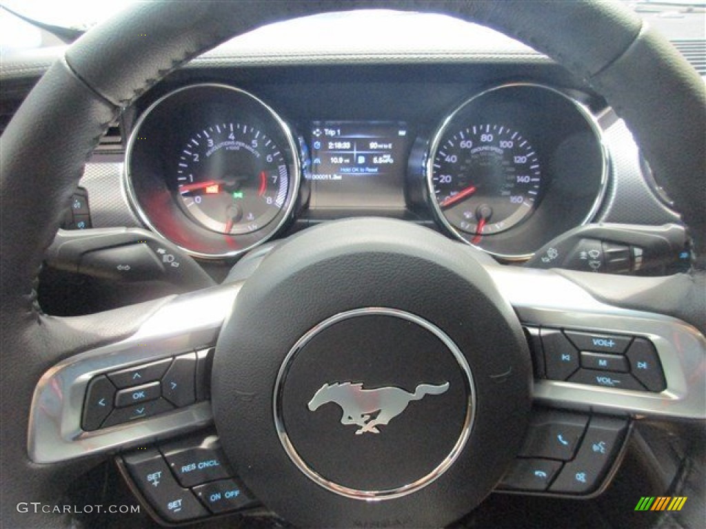 2015 Mustang GT Coupe - Ingot Silver Metallic / Ebony photo #21