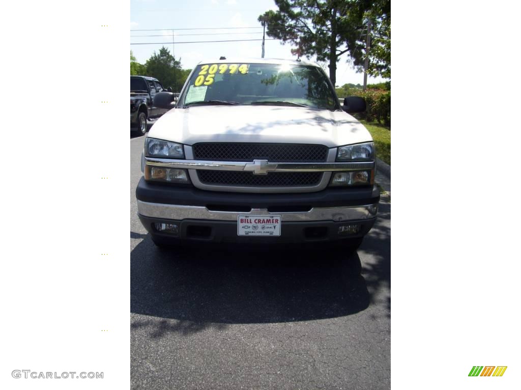 2005 Silverado 1500 Z71 Extended Cab 4x4 - Silver Birch Metallic / Dark Charcoal photo #4