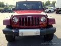 2010 Red Rock Crystal Pearl Jeep Wrangler Sahara 4x4  photo #7