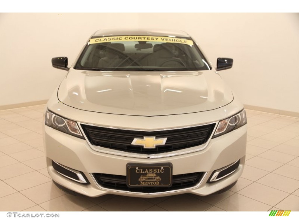 2014 Impala LS - Champagne Silver Metallic / Jet Black/Dark Titanium photo #2