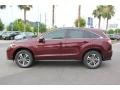 2016 Basque Red Pearl II Acura RDX Advance  photo #4