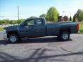 2009 Blue Granite Metallic Chevrolet Silverado 2500HD Work Truck Extended Cab 4x4  photo #6