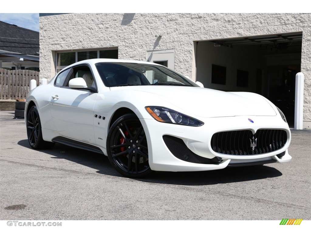 Bianco Eldorado (White) 2015 Maserati GranTurismo Sport Coupe Exterior Photo #105208457