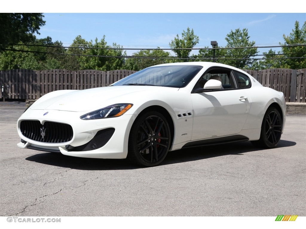 Bianco Eldorado (White) 2015 Maserati GranTurismo Sport Coupe Exterior Photo #105208562