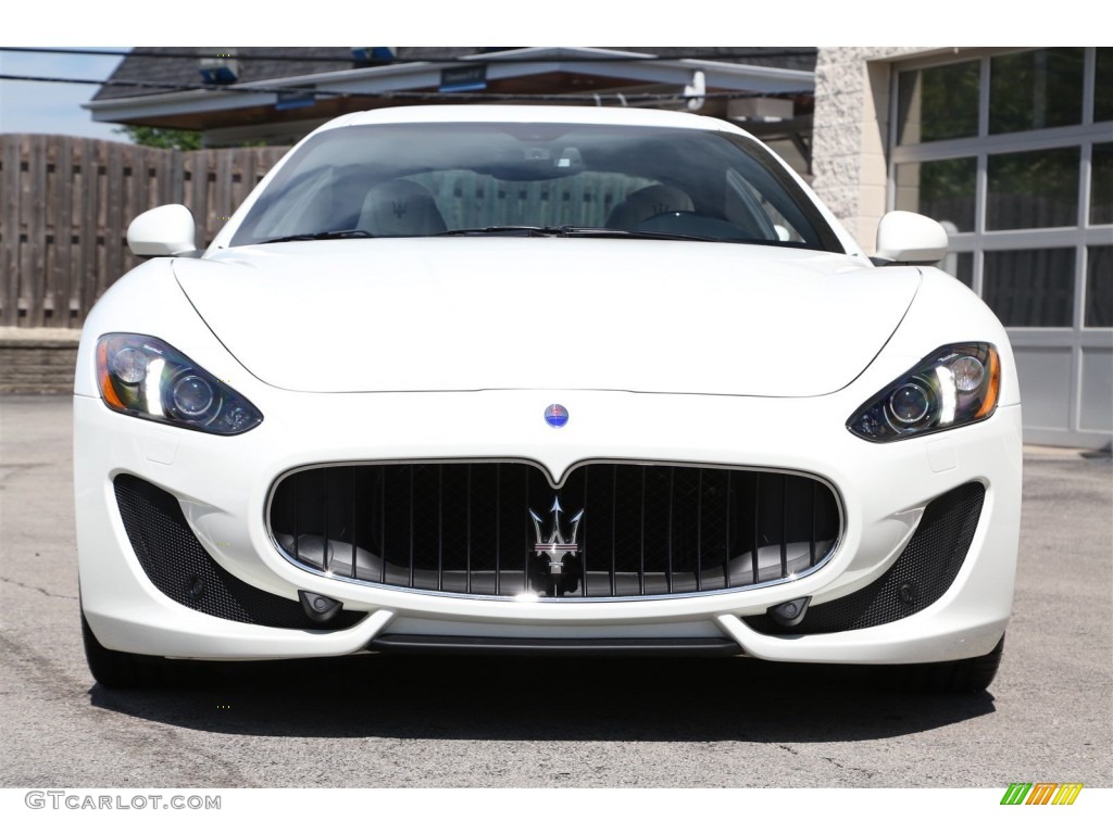 Bianco Eldorado (White) 2015 Maserati GranTurismo Sport Coupe Exterior Photo #105208595