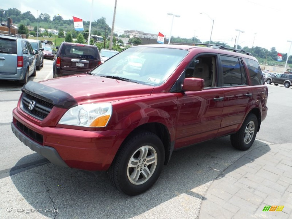 Redrock Pearl 2005 Honda Pilot EX 4WD Exterior Photo #105209441