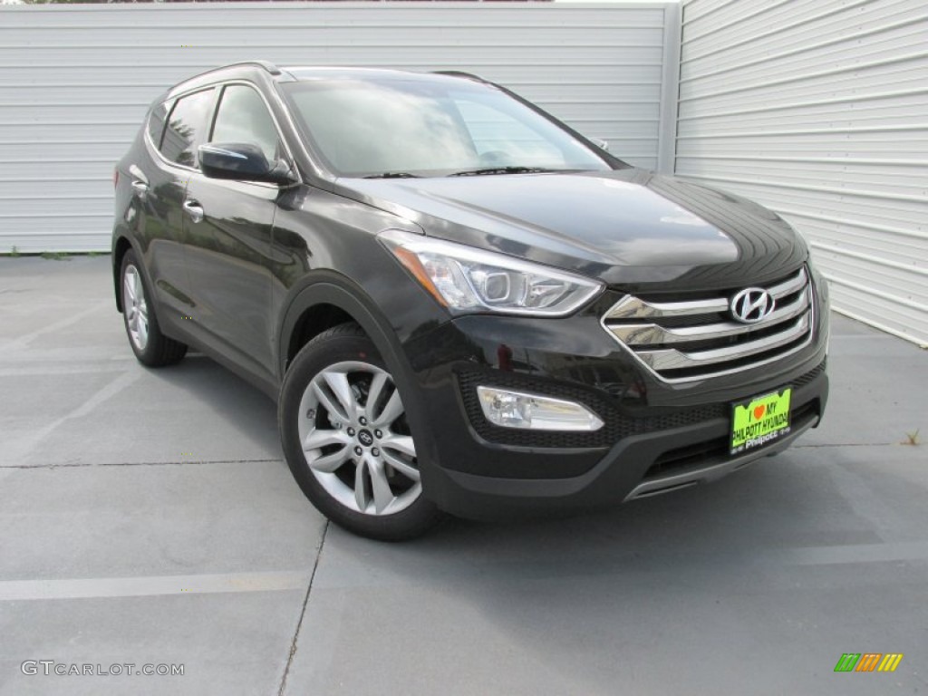 2016 Santa Fe Sport 2.0T - Twilight Black / Gray photo #1