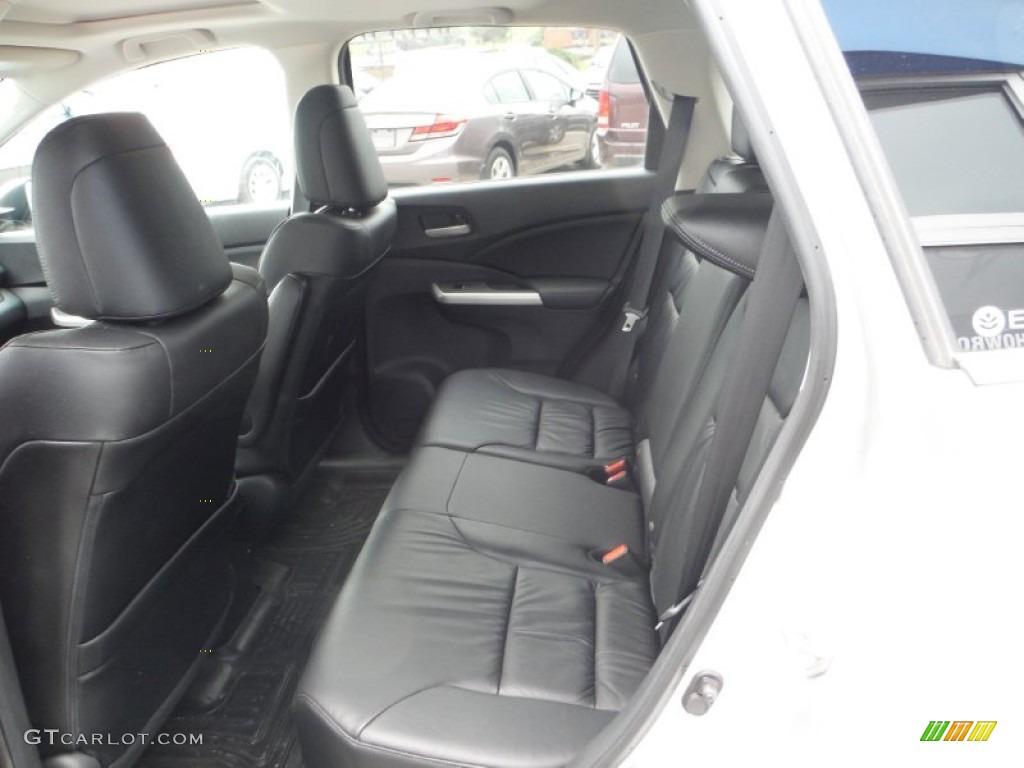 2012 CR-V EX-L 4WD - Alabaster Silver Metallic / Black photo #17