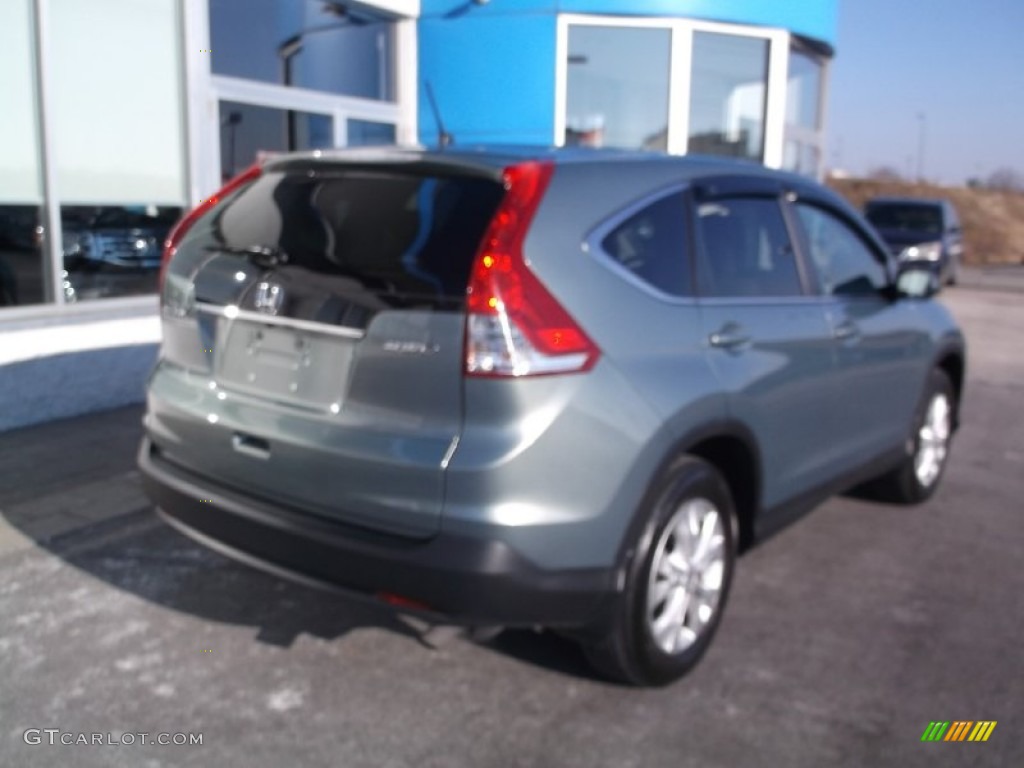 2012 CR-V EX 4WD - Opal Sage Metallic / Beige photo #8