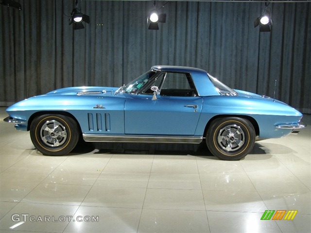 1966 Corvette Sting Ray Coupe - Nassau Blue / Black photo #15