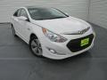 2015 Diamond White Pearl Hyundai Sonata Hybrid Limited  photo #1