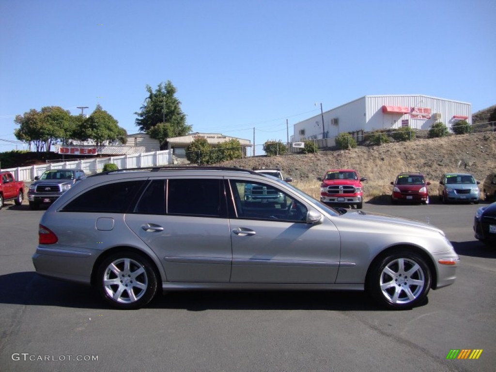 2007 E 350 4Matic Wagon - Pewter Metallic / Black photo #8