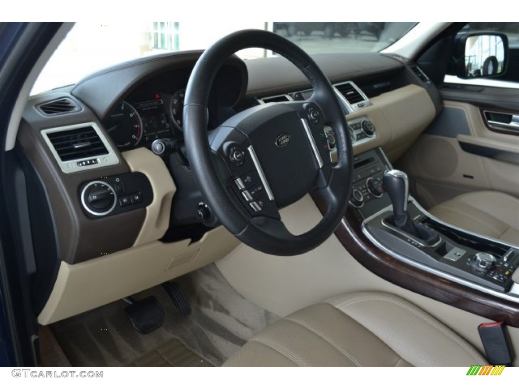 Almond/Nutmeg Interior 2011 Land Rover Range Rover Sport Supercharged Photo #105213725