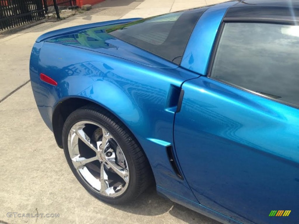 2010 Corvette Grand Sport Coupe - Jetstream Blue Metallic / Ebony Black photo #24