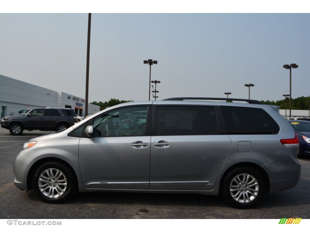 2011 Sienna XLE - Silver Sky Metallic / Light Gray photo #6