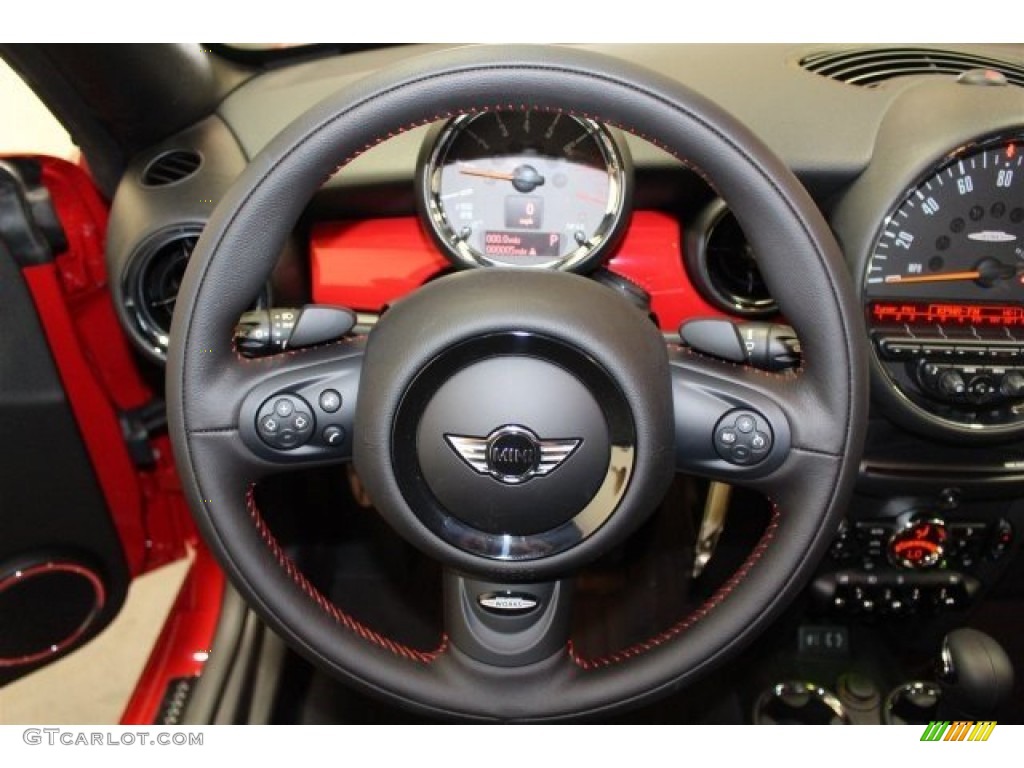 2015 Coupe John Cooper Works - Chili Red / Black Checkered Cloth photo #8