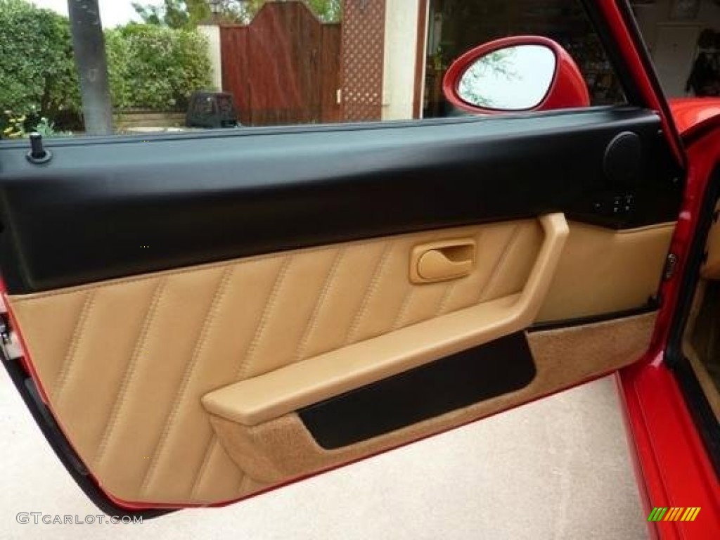 1994 Porsche 968 Coupe Tan Door Panel Photo #105214862
