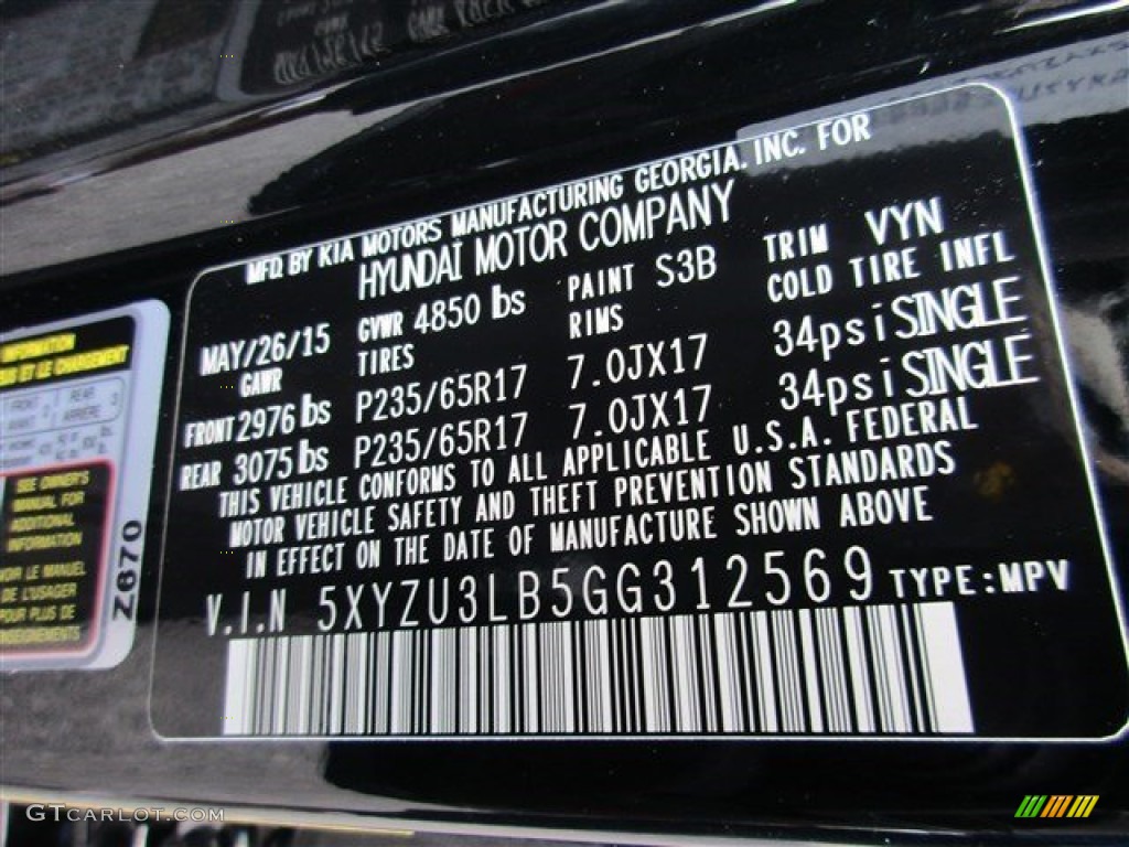 2016 Hyundai Santa Fe Sport Standard Santa Fe Sport Model Color Code Photos