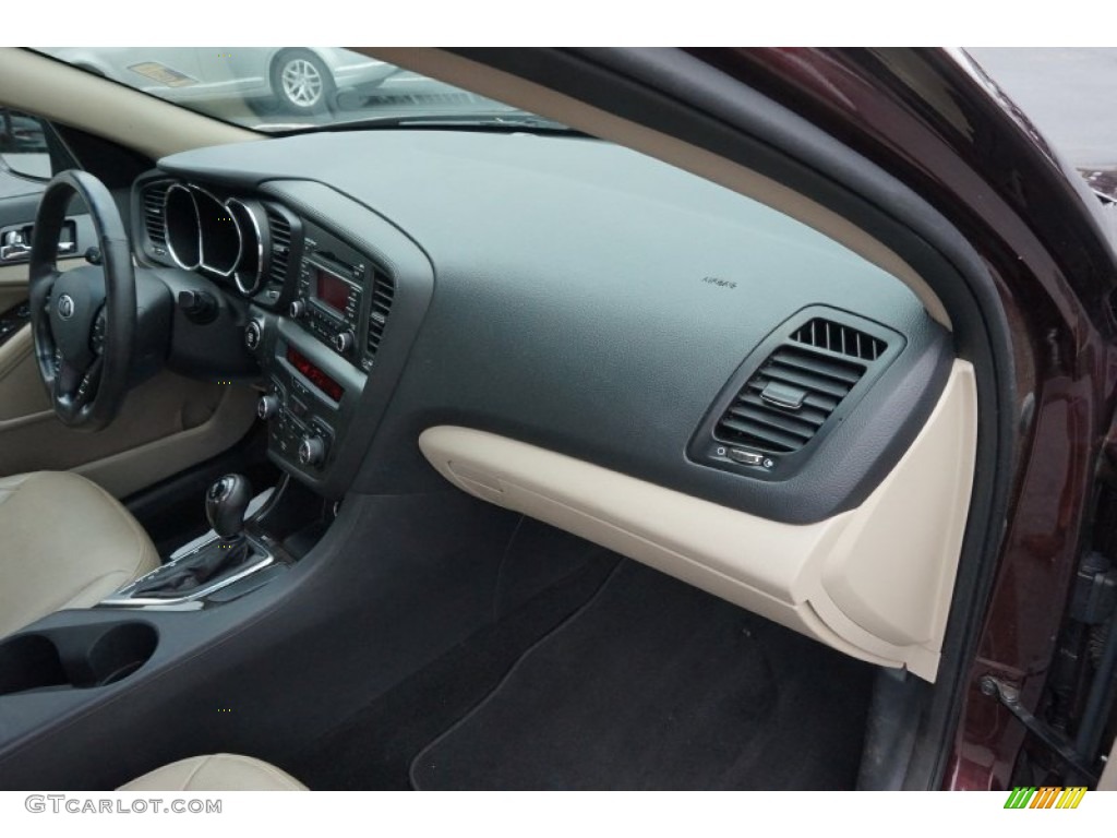 2013 Kia Optima EX Beige Dashboard Photo #105215936