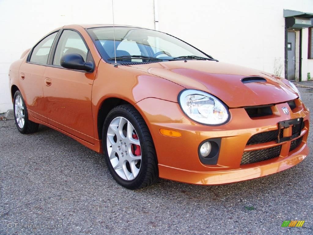 2005 Neon SRT-4 - Orange Blast Pearlcoat / Dark Slate Gray photo #7