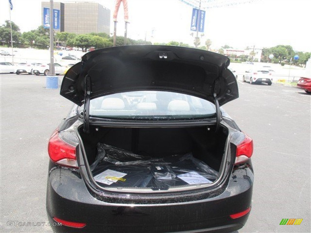 2016 Elantra SE - Phantom Black / Gray photo #11