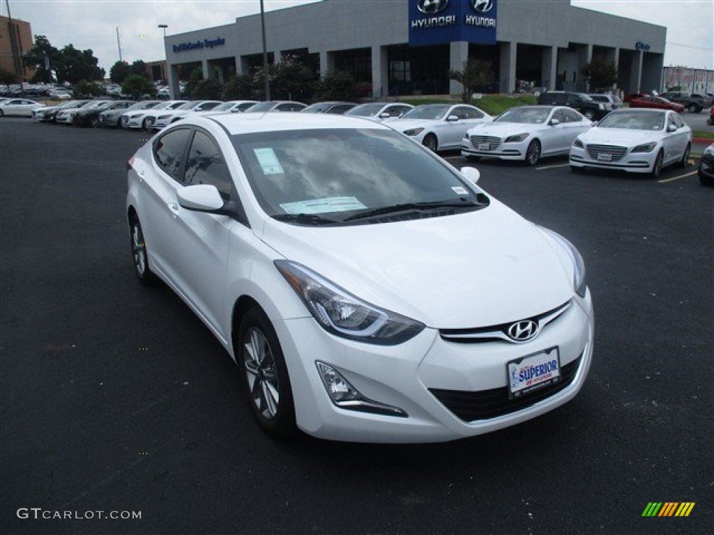 2016 Elantra SE - White / Gray photo #1