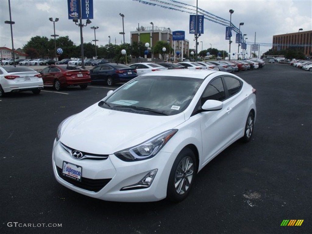 2016 Elantra SE - White / Gray photo #4