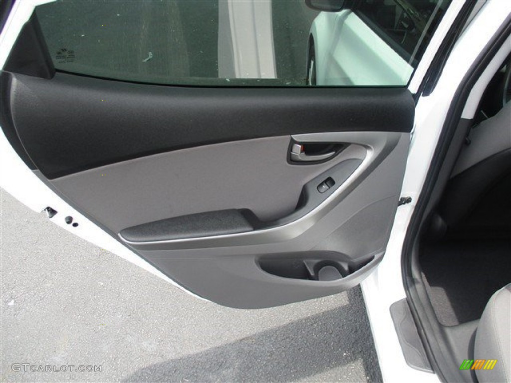 2016 Elantra SE - White / Gray photo #12