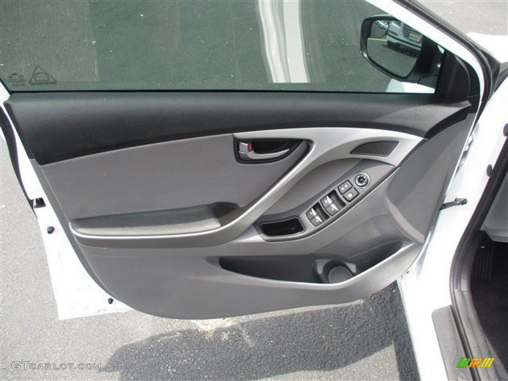 2016 Hyundai Elantra SE Gray Door Panel Photo #105216698