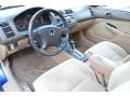 Ivory Beige 2004 Honda Civic LX Coupe Interior Color