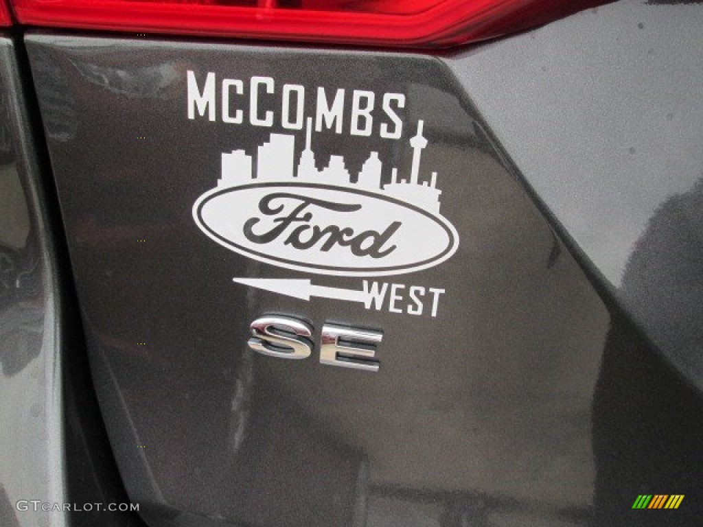 2015 Fiesta SE Sedan - Magnetic Metallic / Charcoal Black photo #10