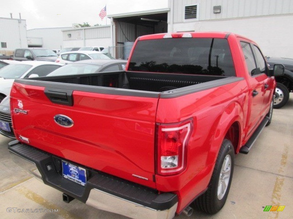 2015 F150 XLT SuperCrew - Race Red / Medium Earth Gray photo #7