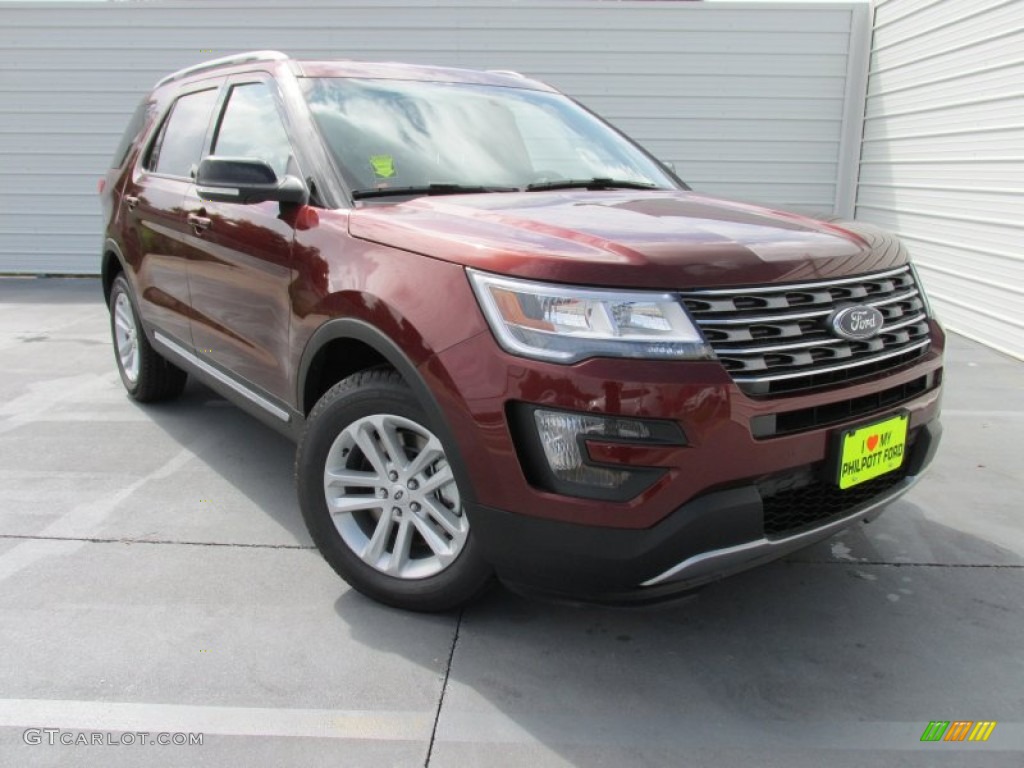 2016 Explorer XLT - Bronze Fire Metallic / Medium Light Camel photo #1