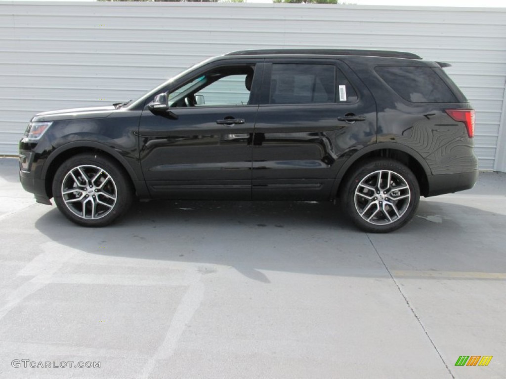 Shadow Black 2016 Ford Explorer Sport 4WD Exterior Photo #105222530