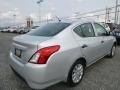 2015 Brilliant Silver Nissan Versa 1.6 S Sedan  photo #4