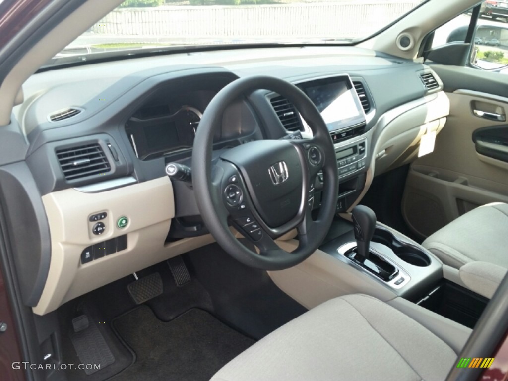 Beige Interior 2016 Honda Pilot EX AWD Photo #105224234