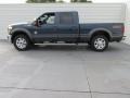 2016 Blue Jeans Metallic Ford F250 Super Duty Lariat Crew Cab 4x4  photo #6