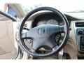 Ivory 2002 Honda Accord EX V6 Coupe Steering Wheel