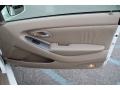 Ivory 2002 Honda Accord EX V6 Coupe Door Panel