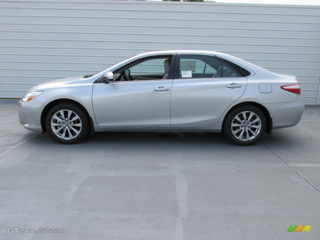 2015 Camry XLE - Celestial Silver Metallic / Ash photo #6