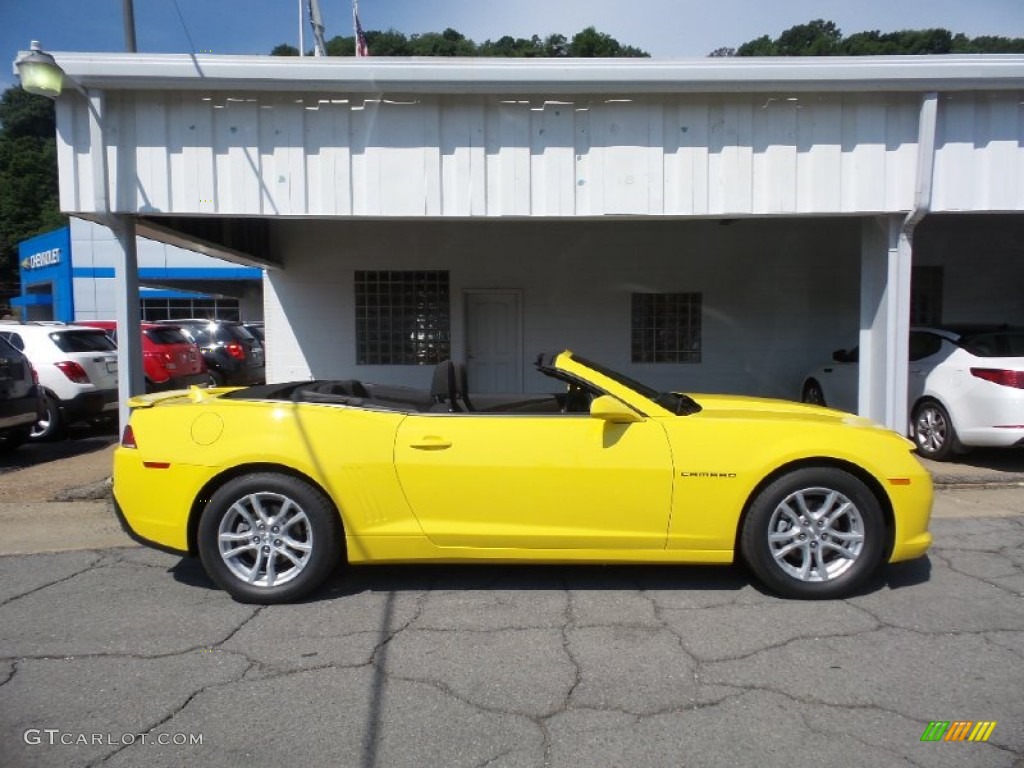 Bright Yellow Chevrolet Camaro