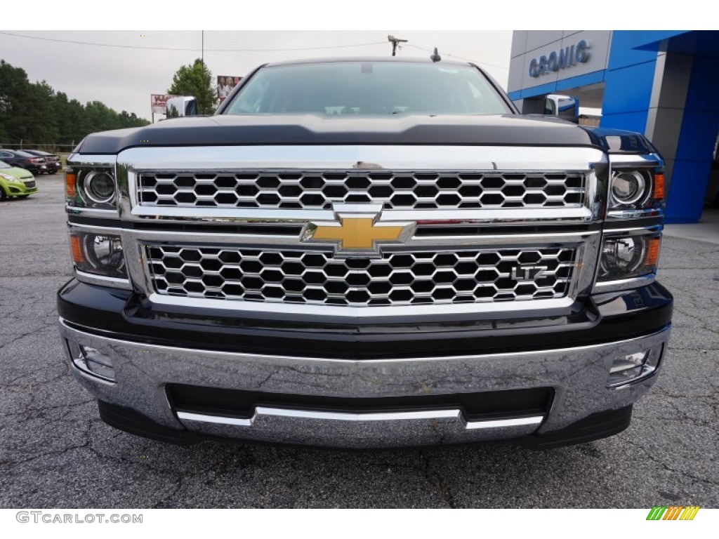 2015 Silverado 1500 LTZ Crew Cab 4x4 - Black / Jet Black photo #2